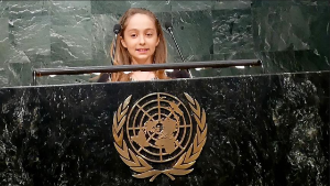 Zehnjährige Türkin hält Rede vor UNO