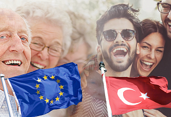 Ältere Menschen in Europa, junge Menschen in der Türkei