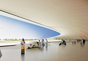 Türkei baut das neue Terminal des internationalen Flughafens von Kuwait