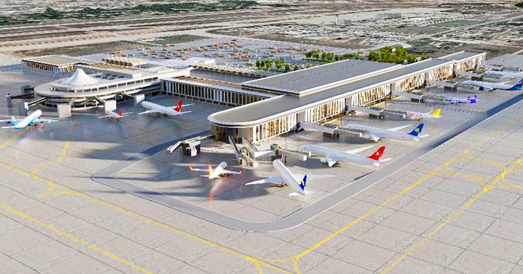 Der Flughafen Antalya vergrößert sich innerhalb eines Jahres
