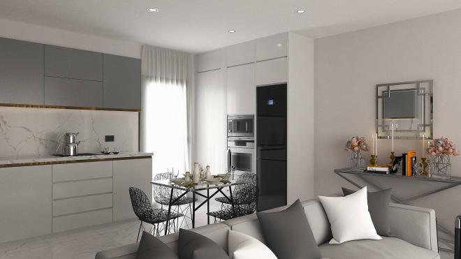 2+1 Apartment mit Meerblick in Bodrum