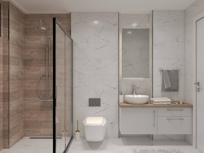 2+1 Apartment mit Meerblick in Bodrum