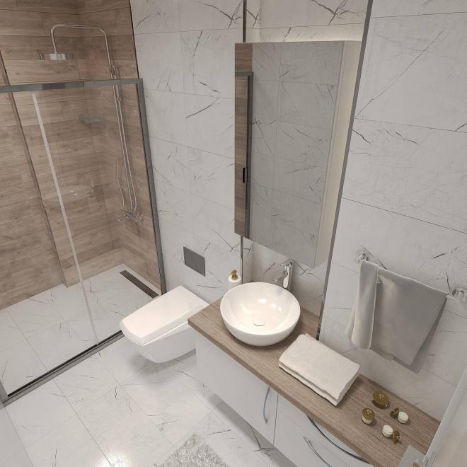 2+1 Apartment mit Meerblick in Bodrum