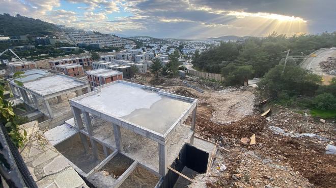 2+1 Apartment mit Meerblick in Bodrum