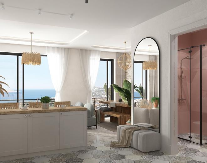 Penthouse 2+1 in Bodrum