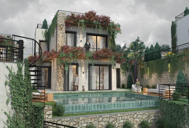 Penthouse 2+1 in Bodrum