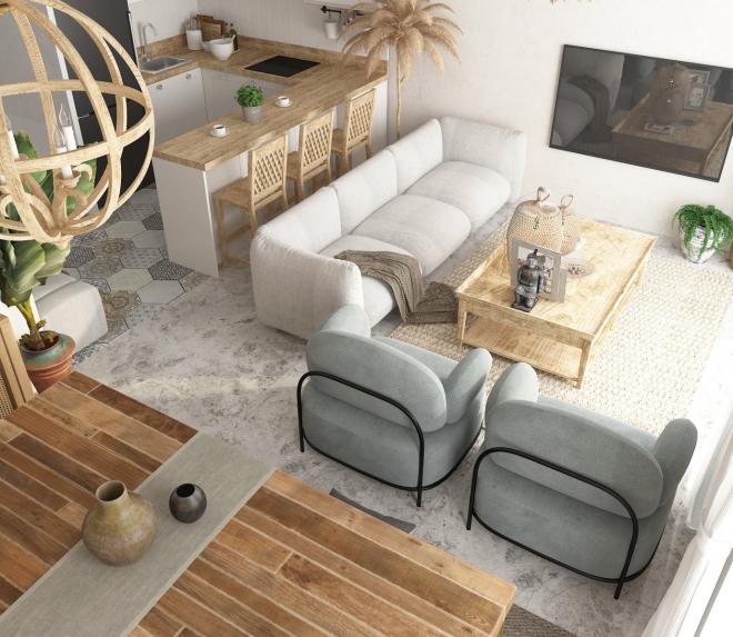 Penthouse 2+1 in Bodrum