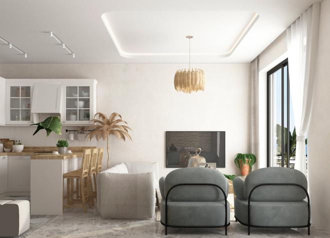 Penthouse 2+1 in Bodrum