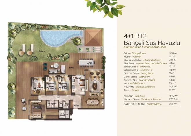 4+1 Apartment in Istanbul