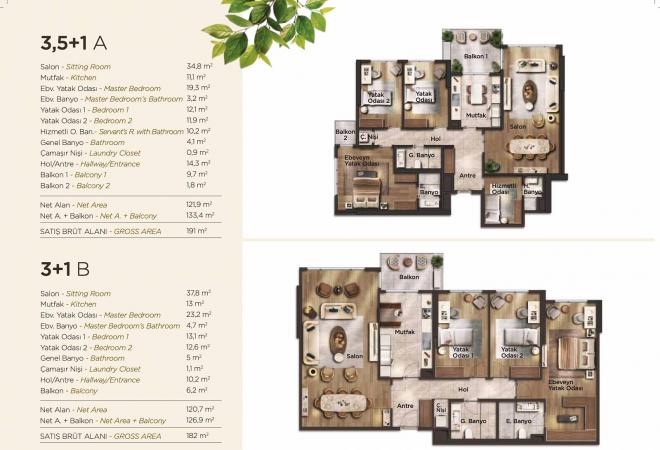 4+1 Apartment in Istanbul