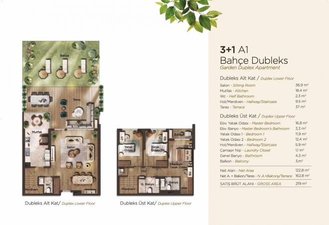 4+1 Apartment in Istanbul