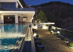 Private Villa für ein Designprojekt