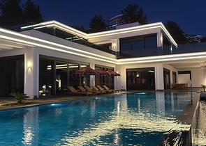 Private Villa für ein Designprojekt