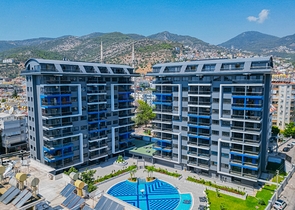 Neuer Komplex mit Hotelinfrastruktur am Strand von Kleopatra