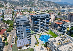 Neuer Komplex mit Hotelinfrastruktur am Strand von Kleopatra