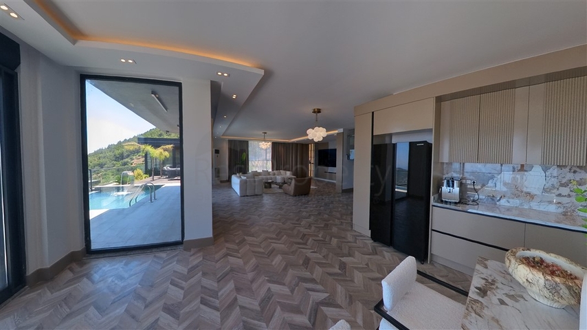 5+1 High-End-Gabelprojekt im Zentrum von Alanya mit herrlichem Panoramablick