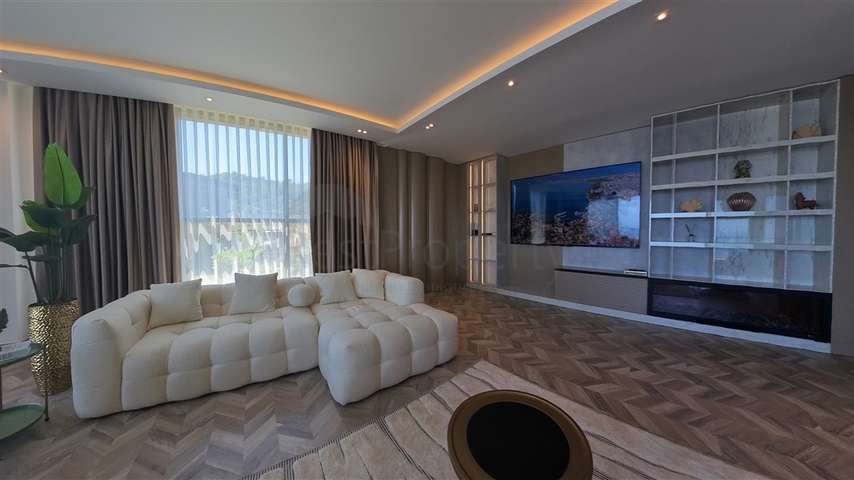 5+1 High-End-Gabelprojekt im Zentrum von Alanya mit herrlichem Panoramablick