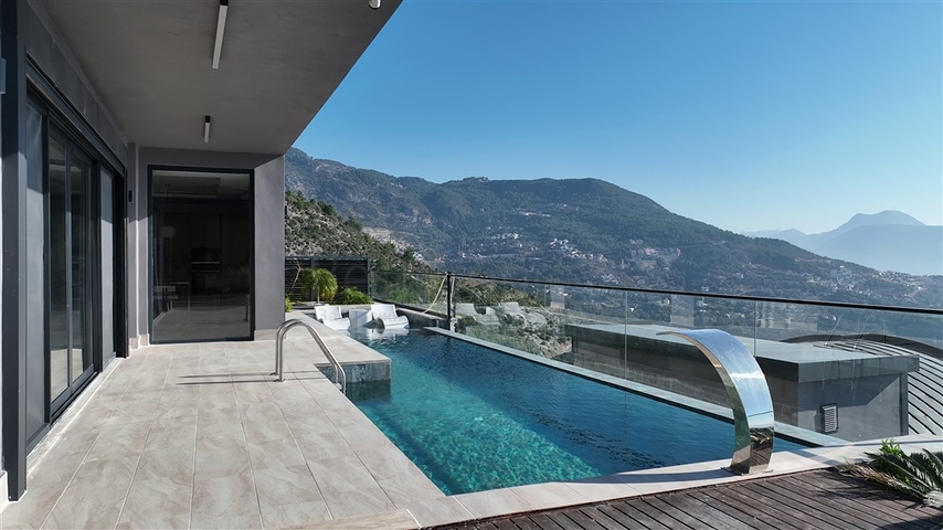 5+1 High-End-Gabelprojekt im Zentrum von Alanya mit herrlichem Panoramablick