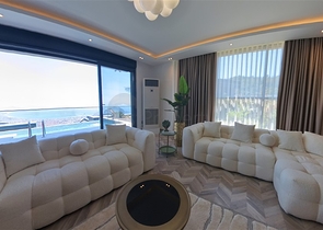 5+1 High-End-Gabelprojekt im Zentrum von Alanya mit herrlichem Panoramablick