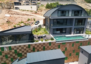 5+1 High-End-Gabelprojekt im Zentrum von Alanya mit herrlichem Panoramablick