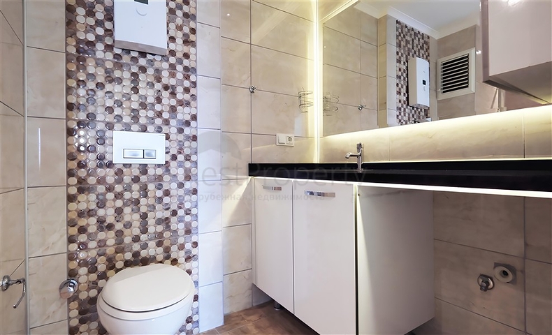 Möblierte Wohnung 2+1 400 m vom Meer entfernt