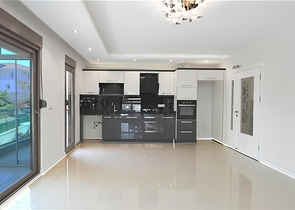 Möblierte Wohnung 2+1 400 m vom Meer entfernt