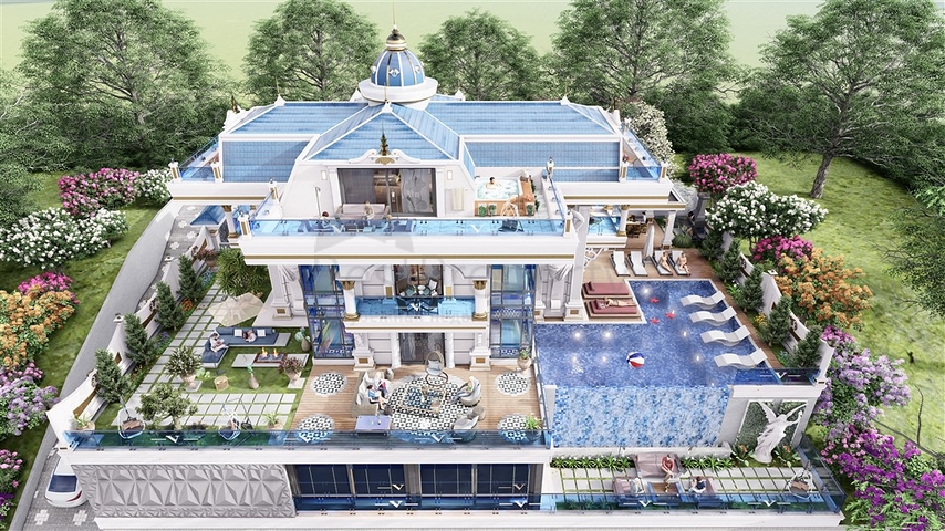 5+1 Luxusvilla im Stadtteil Kargicak