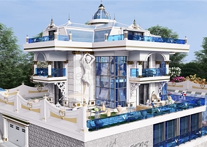 5+1 Luxusvilla im Stadtteil Kargicak