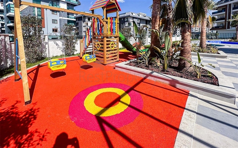 Wohnung 2+1 in einem Komplex mit Infrastruktur in der Nähe von Oba