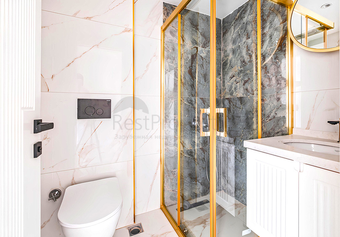 Penthouse 2+1 50m vom Kleopatra-Strand entfernt