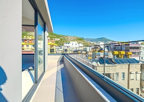 Penthouse 2+1 50m vom Kleopatra-Strand entfernt