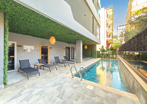 Penthouse 2+1 50m vom Kleopatra-Strand entfernt