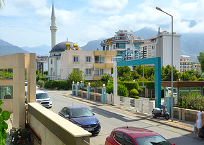 1+1 Apartment direkt am Strand