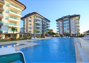 1+1 Apartment direkt am Strand