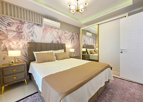 1+1 Apartment direkt am Strand