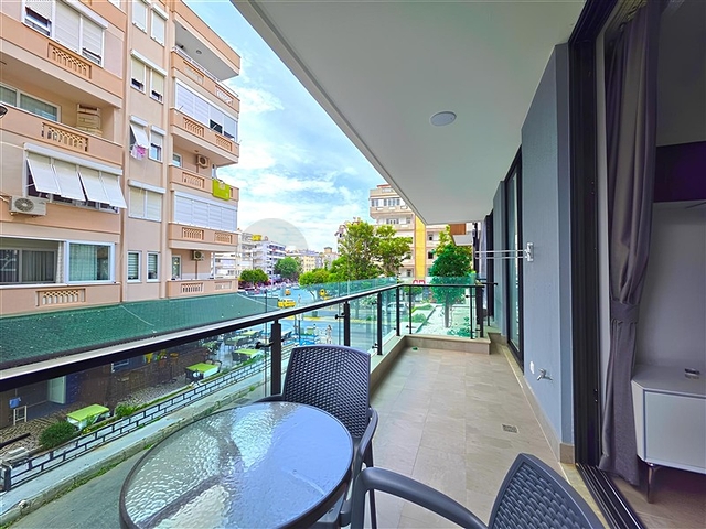 1+1 Wohnung nur 200 m vom Kleopatra Strand entfernt