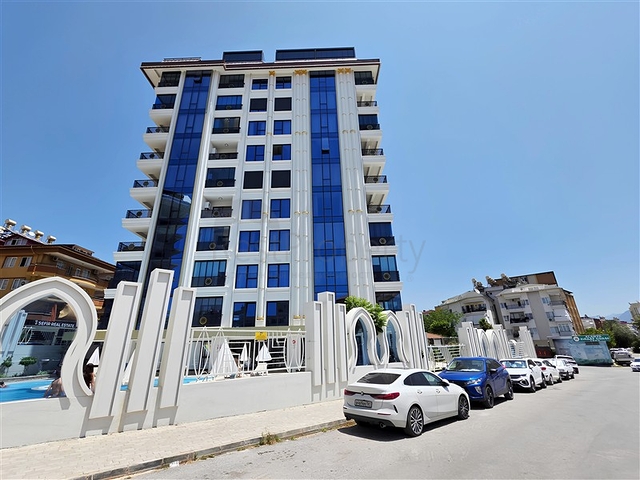 Apartment mit 1+1 Meerblick im Zentrum von Alanya