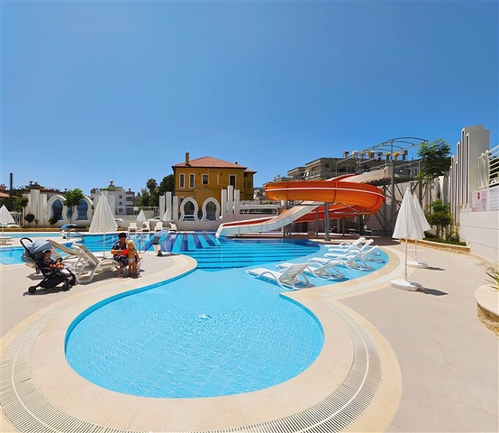 Apartment mit 1+1 Meerblick im Zentrum von Alanya