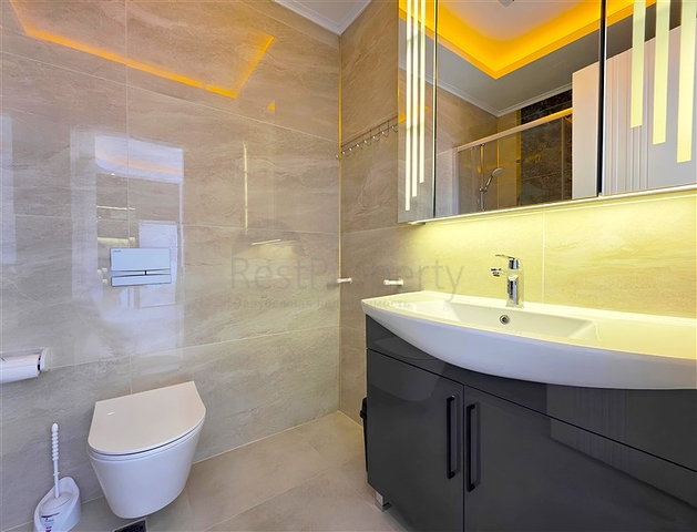 Apartment mit 1+1 Meerblick im Zentrum von Alanya