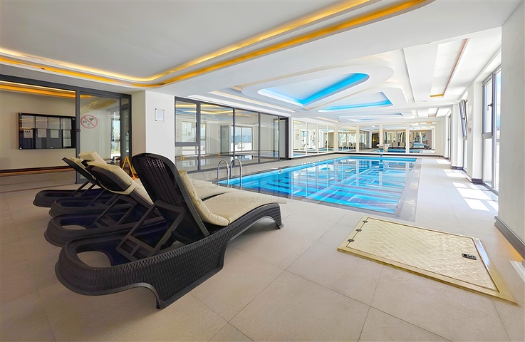 Apartment mit 1+1 Meerblick im Zentrum von Alanya