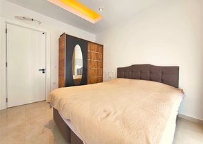 Apartment mit 1+1 Meerblick im Zentrum von Alanya