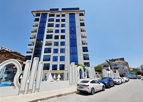 Apartment mit 1+1 Meerblick im Zentrum von Alanya