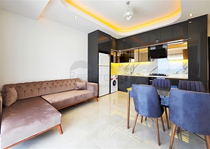 Apartment mit 1+1 Meerblick im Zentrum von Alanya