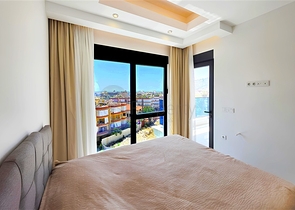 Apartment mit 1+1 Meerblick im Zentrum von Alanya