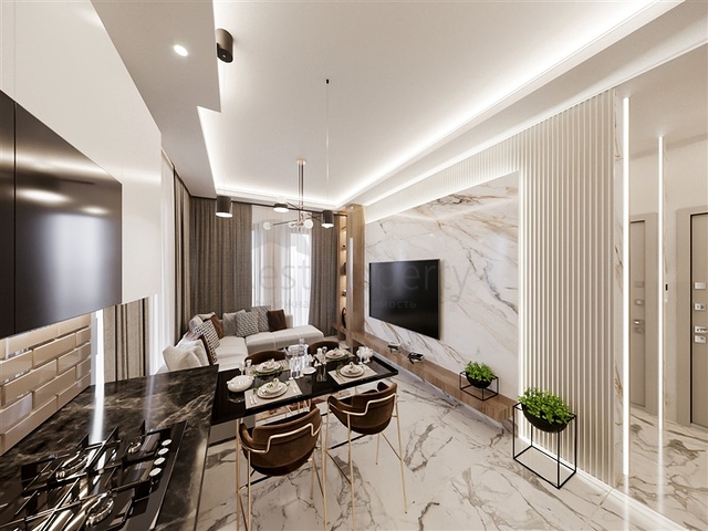 1+1 Wohnung mit Pinienwald