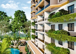 1+1 Wohnung mit Pinienwald