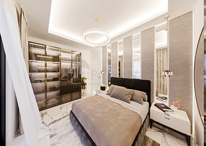 1+1 Wohnung mit Pinienwald