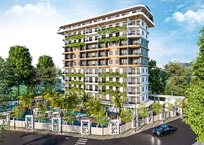 1+1 Wohnung mit Pinienwald