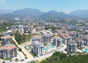 Geräumige 4+1-Wohnung in ausgezeichneter Lage in Oba/Alanya