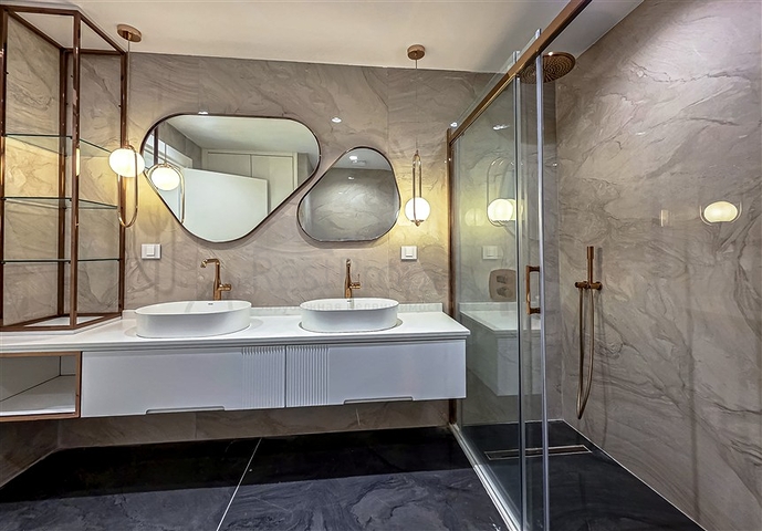 Exklusive 4+1-Wohnung in einem einzigartigen Komplex im Zentrum von Alanya